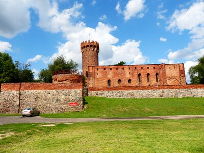 The gothic ancient castle