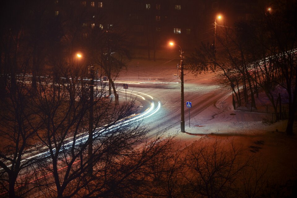 Nature road evening