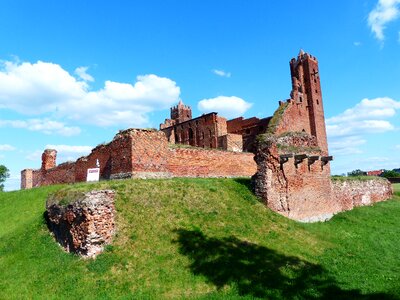 Ancient the gothic castle photo