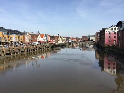 North sea ebb waters