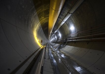 Transport system steel metro