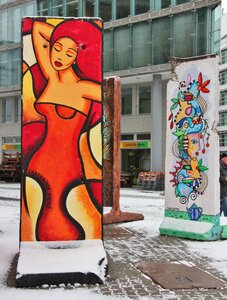 Abstract street art mural photo