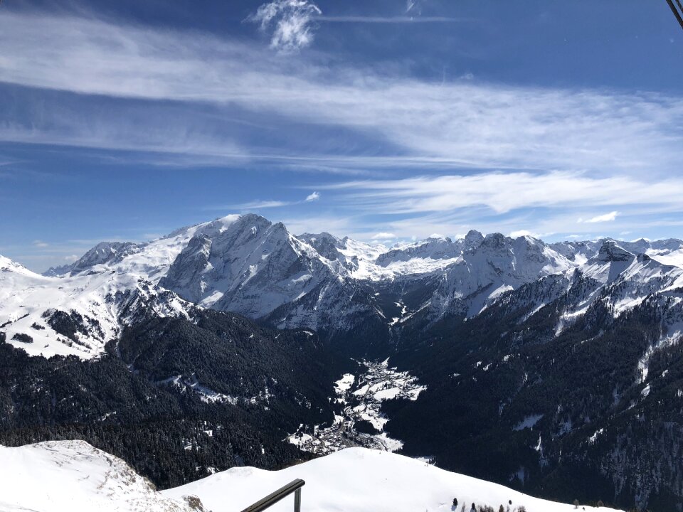 Panoramic ice ski