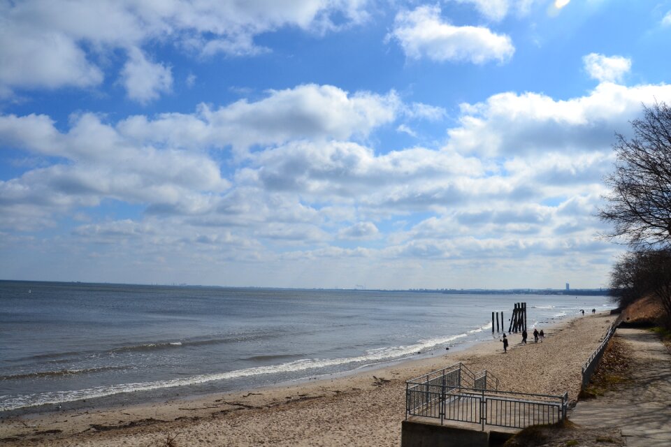 The coast nature sky