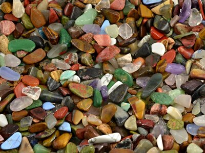 Semi-precious stone a pile of stones stone