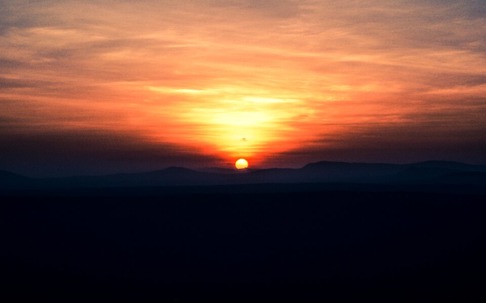 Dawn sky evening