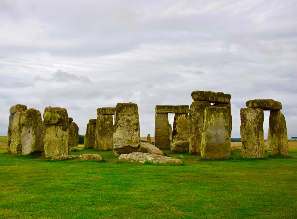 Monument grass stone