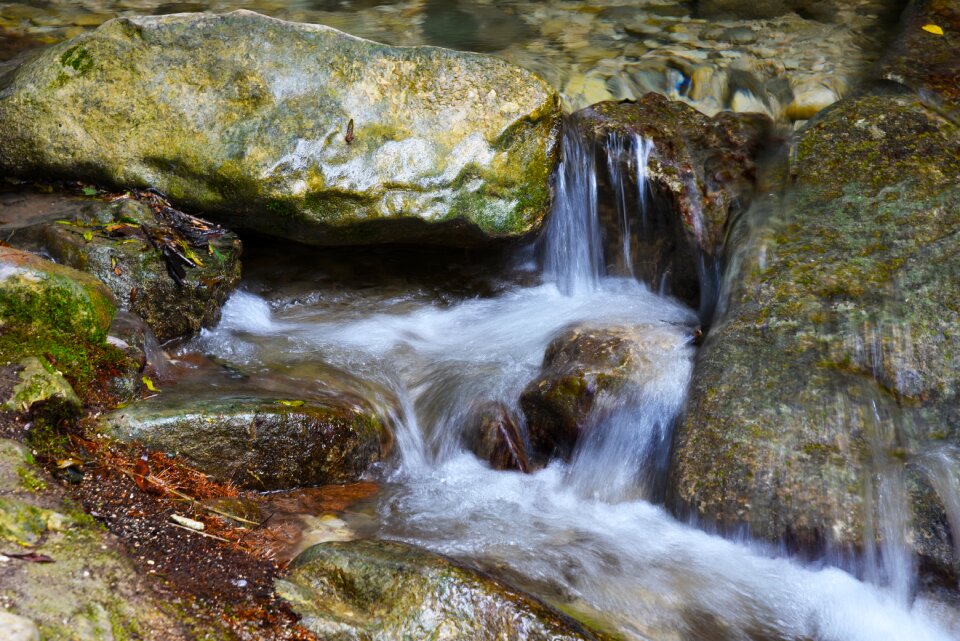 River waterfall nature photo