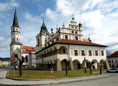 Architecture square tower