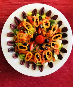 Healthy plate vegetable