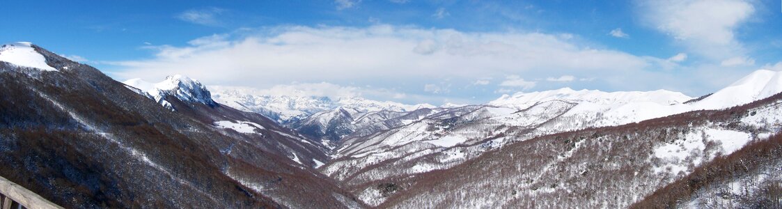 Panoramic panoramic image mountain photo