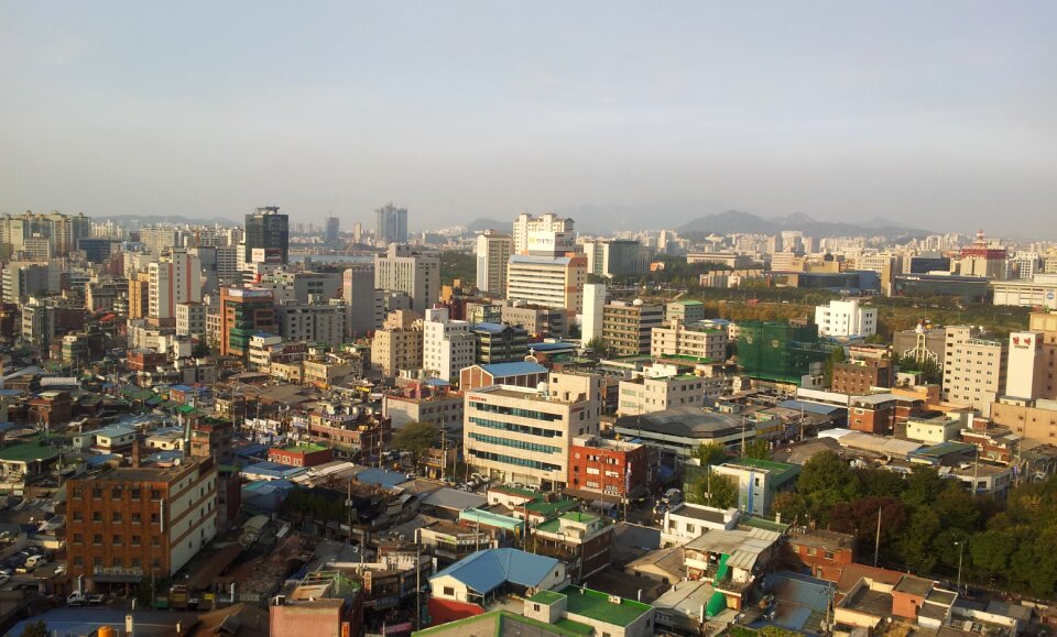 City horizon panorama of