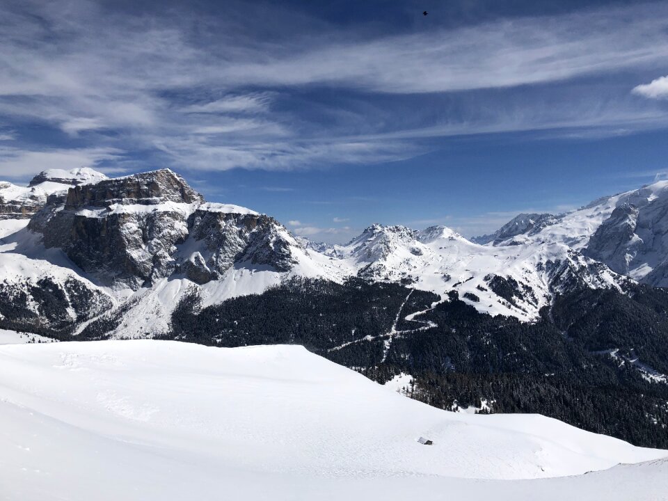Mountain peak panoramic italy