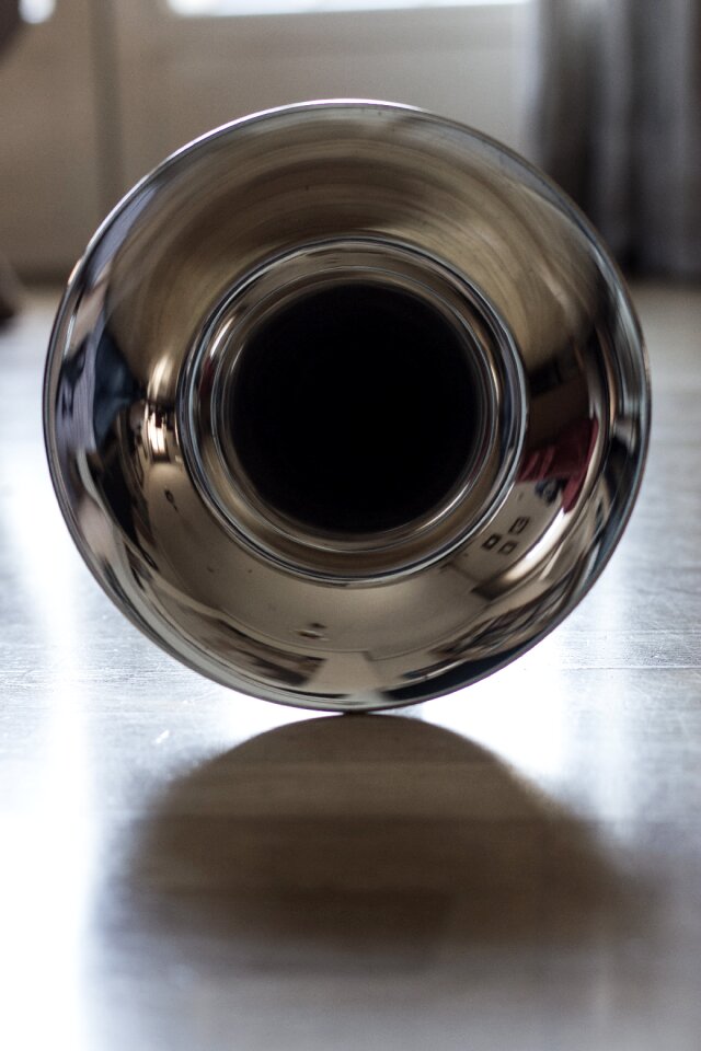 Bright trombone brass