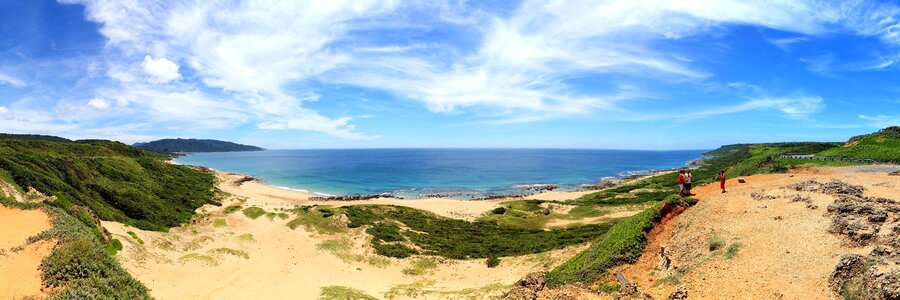 Sky summer panorama
