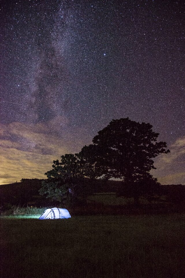 Sky milky way tent