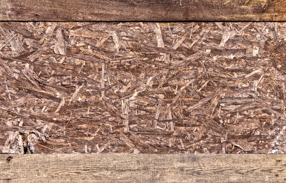 Rough sawn nailed panel