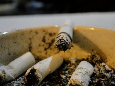 Nicotine no person habit