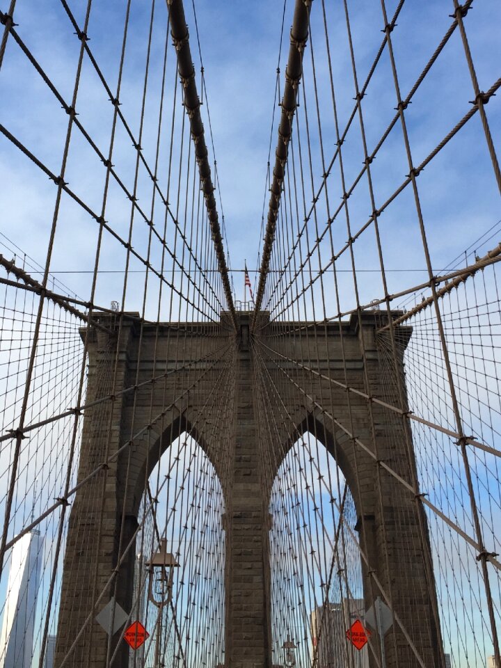 Bridge sky suspension bridge