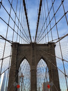 Bridge sky suspension bridge