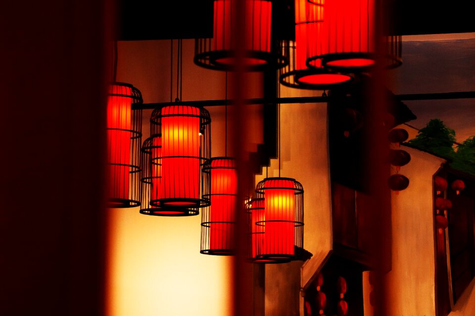 Lamp building indoor