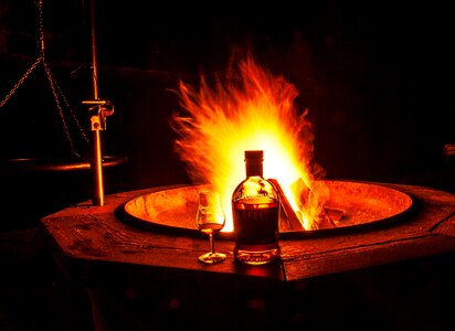 Embers fireplace lights