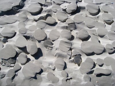 Surface sand wind