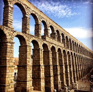 Roman aqueduct roman art world heritage photo
