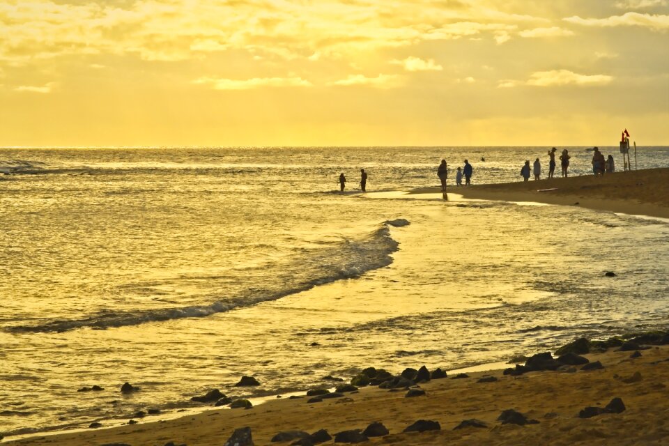 Seascape sand surf