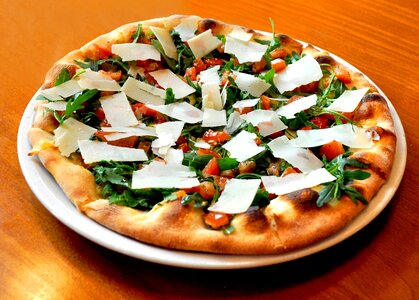 Meal pizza mozzarella