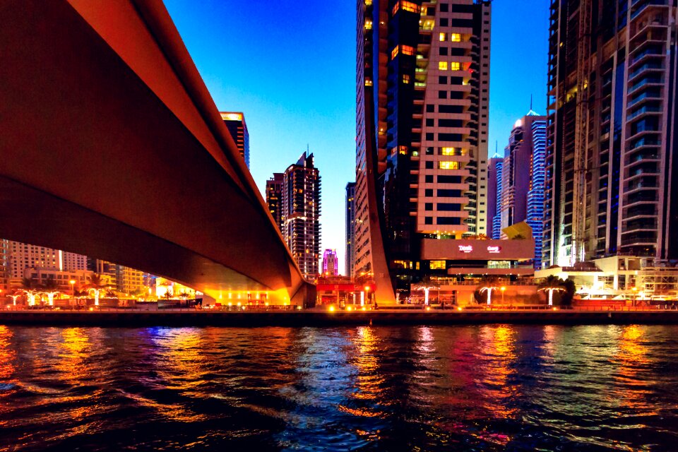 The skyscraper travel bridge