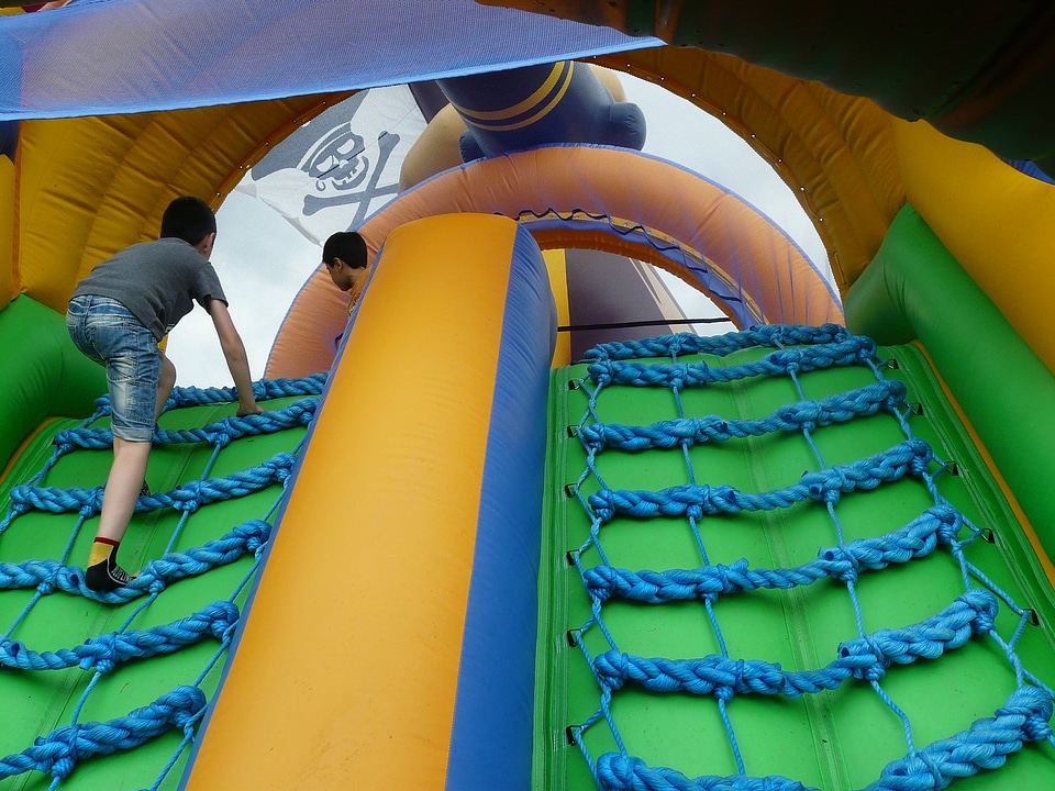 Colorful children play