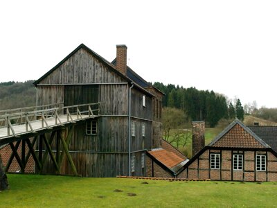 Woods farm building
