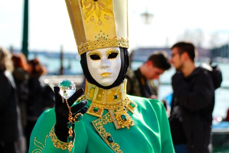 People parade venice