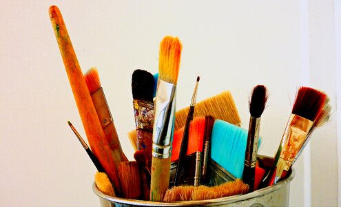 Color handmade color palette