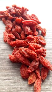 Dry goji vegetarian food photo