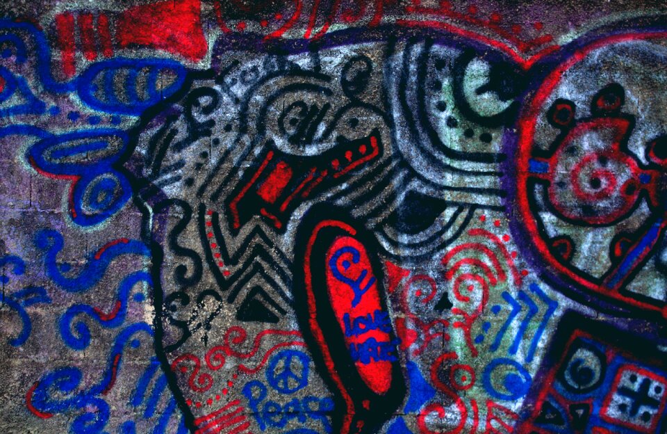 Street art decoration artistic