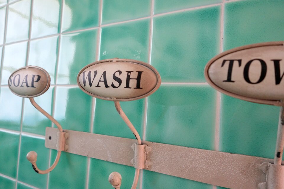 Towel towel bar washroom