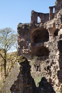 Sand stone heidelberg castle photo