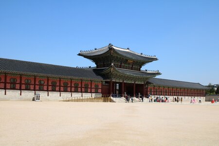 Gyeongbok palace forbidden city tourism photo