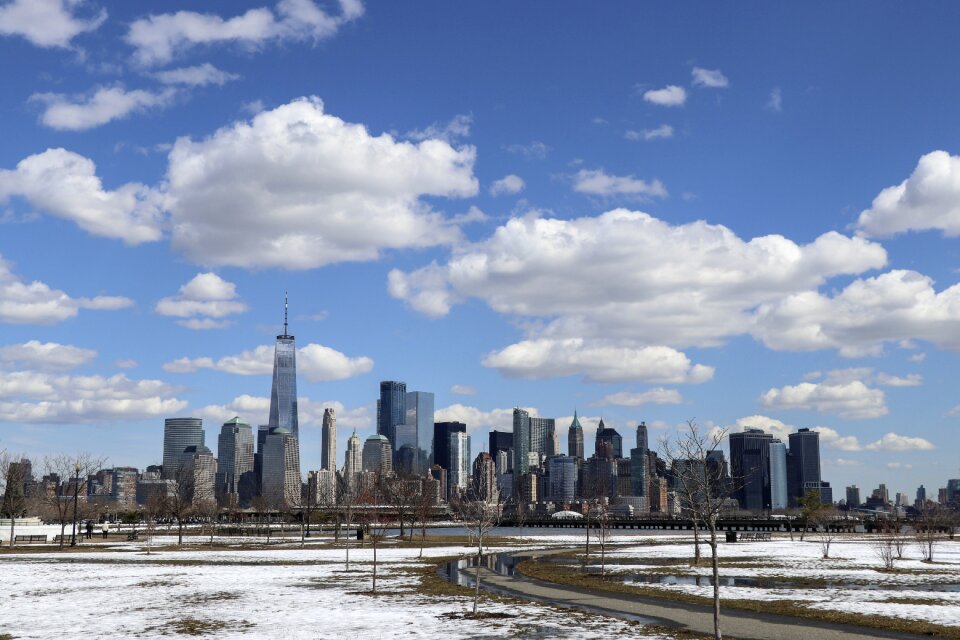 Panoramic cityscape new york