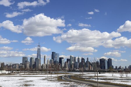 Panoramic cityscape new york