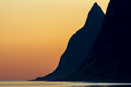 Dusk mood midnight sun