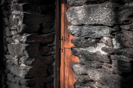 Wood door secret