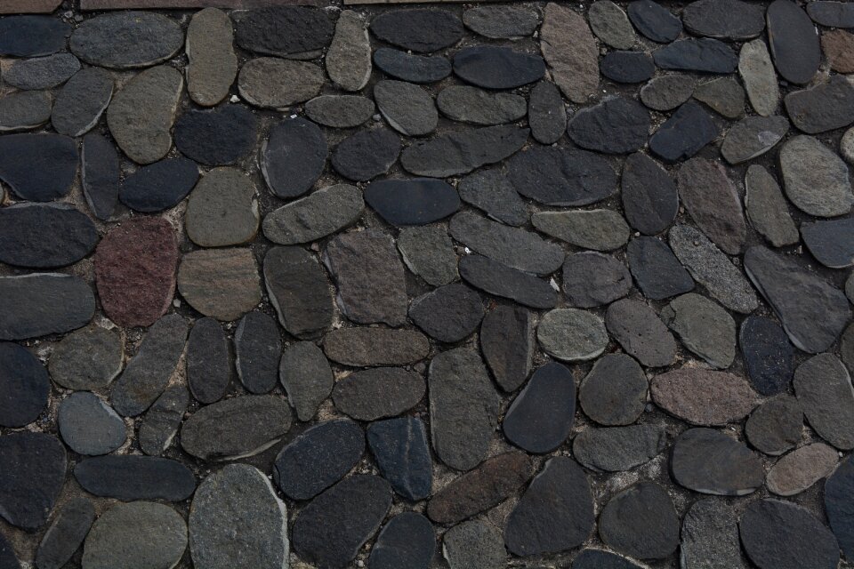 Cobble path empedrado