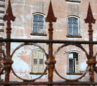 Window house fence