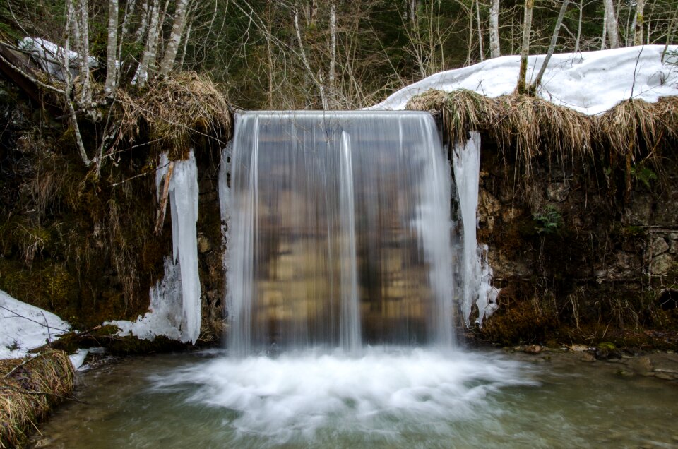 Nature long exposure flow