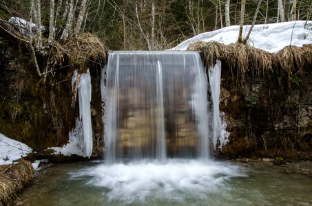 Nature long exposure flow