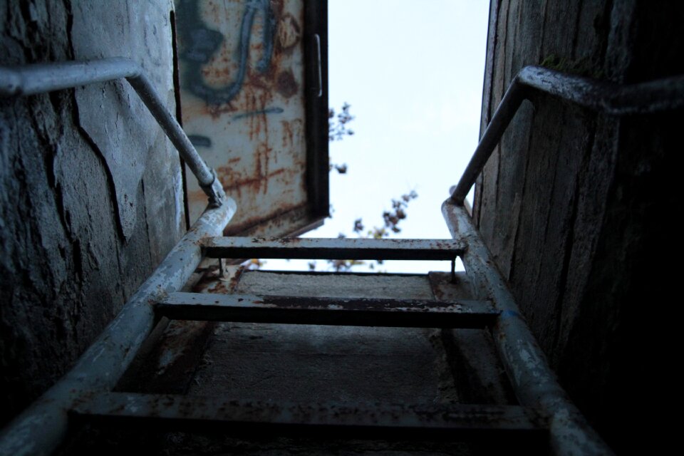 Abandoned desolated empty
