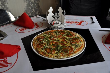 Lunch pizza culinary specialty